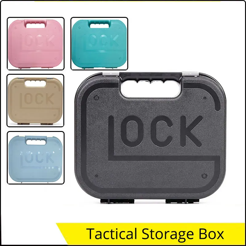 

Tactical Glock Gun Safety Carrying Box Kublai Pistol Suitcase Gun Accessories Safety Storage Case Hard Case for Hunting Tools