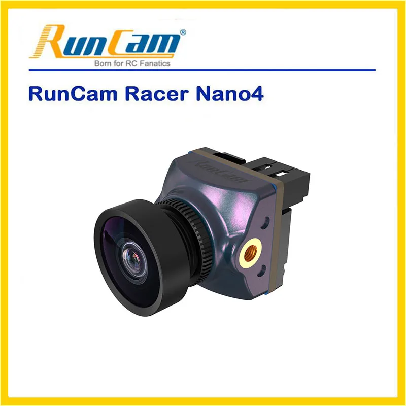 

RunCam Racer Nano 4 1200TVL Super WDR CMOS Sensor Waterproof LED Lighting Track Mode FPV Camera NTSC/PAL for RC Racing Drone