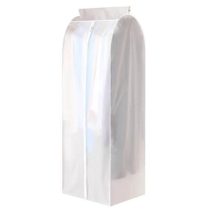 

Clothing Rack Dust Cover Clothes Hanging Bag Garment Suit Dustproof Wardrobe Storage Organizer Storage Bags Household