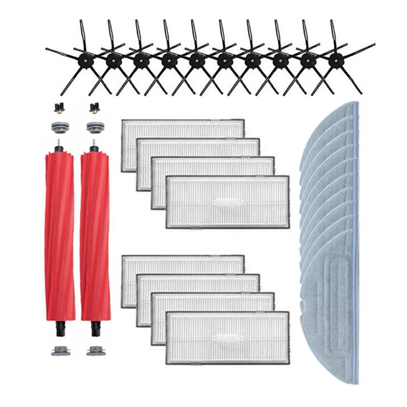 

Main Brush Side Brush Hepa Filter Mop Cloth For Xiaomi Roborock S7 T7S PLUS T7S Vacuum Cleaner Spare Part