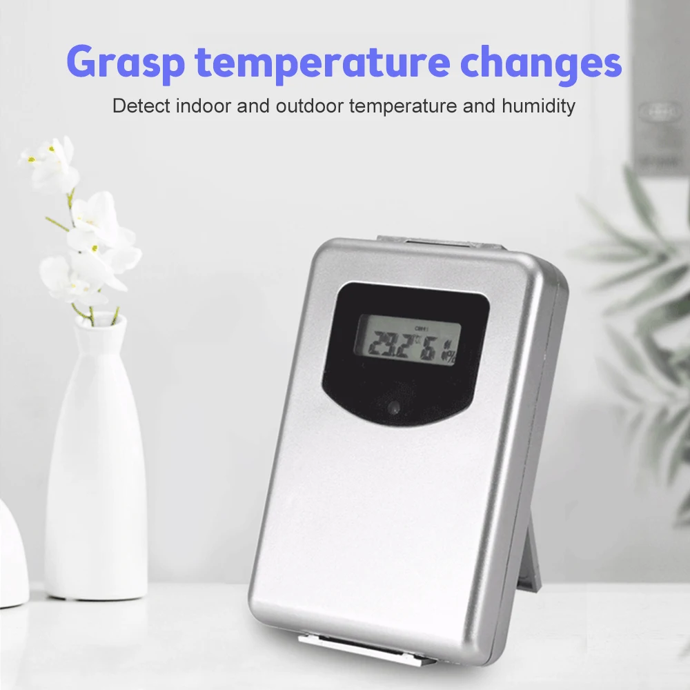 

433MHz Wireless Weather Station with Forecast Temperature Digital Room BedroomThermometer Hygrometer Humidity Sensor