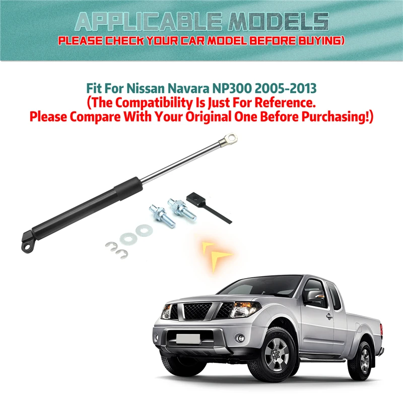 Для Nissan Navara NP300 2005 2006 2007 2008 2009 2010 2011 2012 2013 Автомобильная задняя багажная газовая