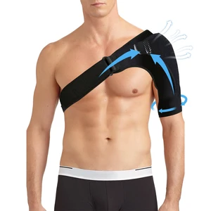 Aptoco регулируемый спортивный уход за одним плечом поддержка спины бандажный ремешок обертывание ремень полоса колодки Черный бандаж для мужчин и женщин мужчин