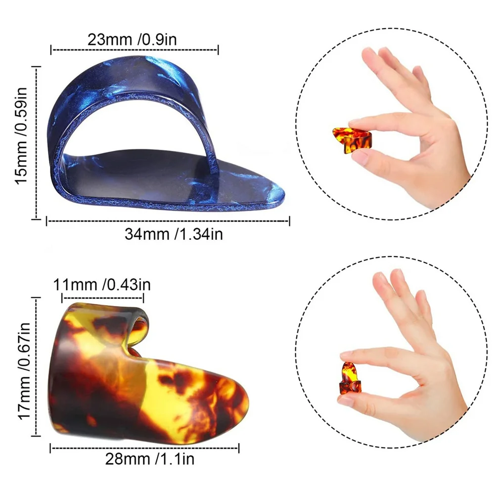 

High Quality Guitar Pick Pick 1.5mm Thickness Guitar Picks Sweet Design Thumb Finger Picks