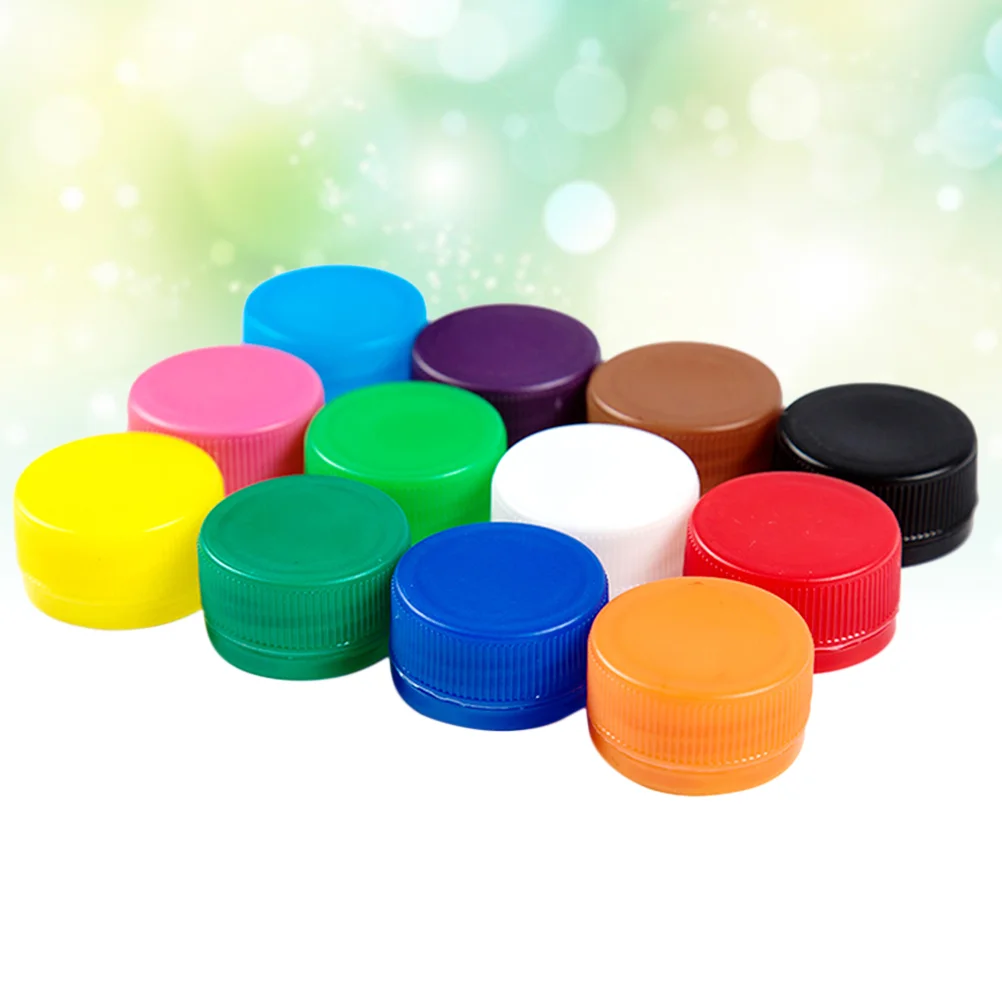 

Bottle Caps Caplidskids Diy Cover Crafts Beer Children Protection Craft Painting Jar Environmental Storage Rainbow Color