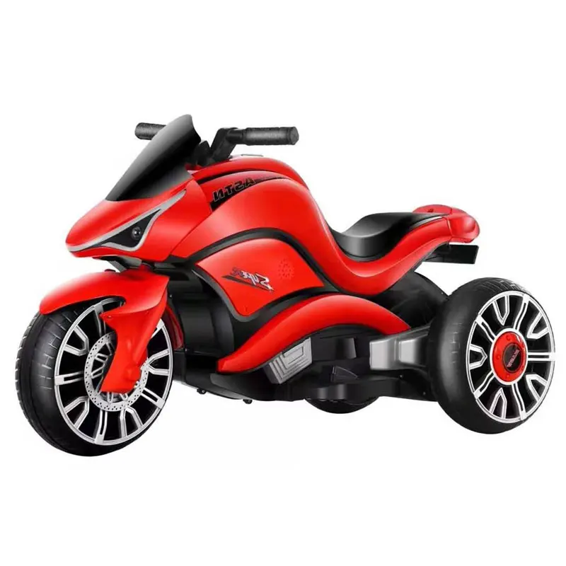 2022 yeni çocuk elektrikli motosiklet üç tekerlekli bisiklet şarj edilebilir binilen oyuncaklar arabalar büyük çocuklar akülü araba için 2-9 Y erkek ve kızlar