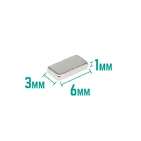 5010020050010001500pcs 6x3x1 thin block neodymium magnets sheet 6x3x1mm powerful strong magnetic magnet strong 631 mm