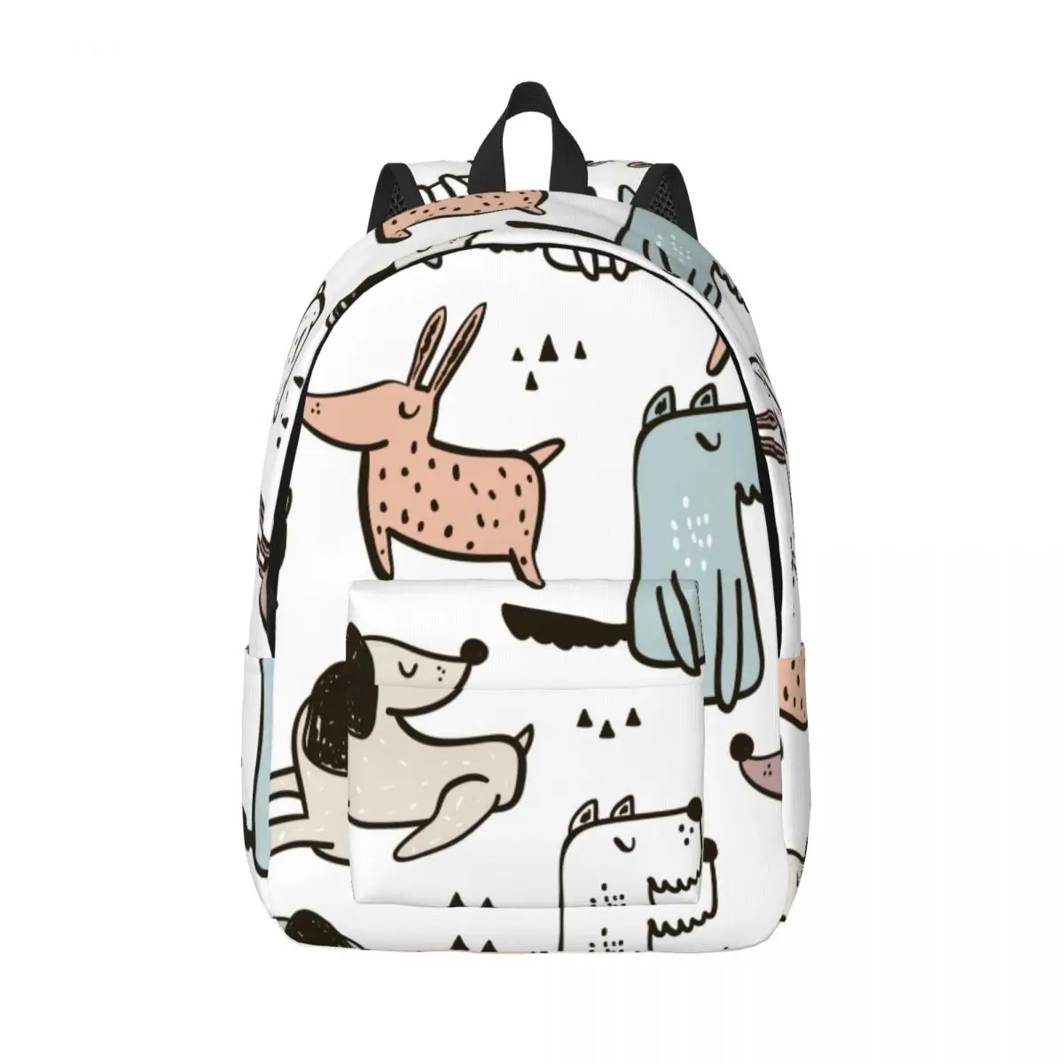 

Student Bag Hand Drawn Dogs Backpack Parent-child Lightweight Backpack Couple Laptop Bag
