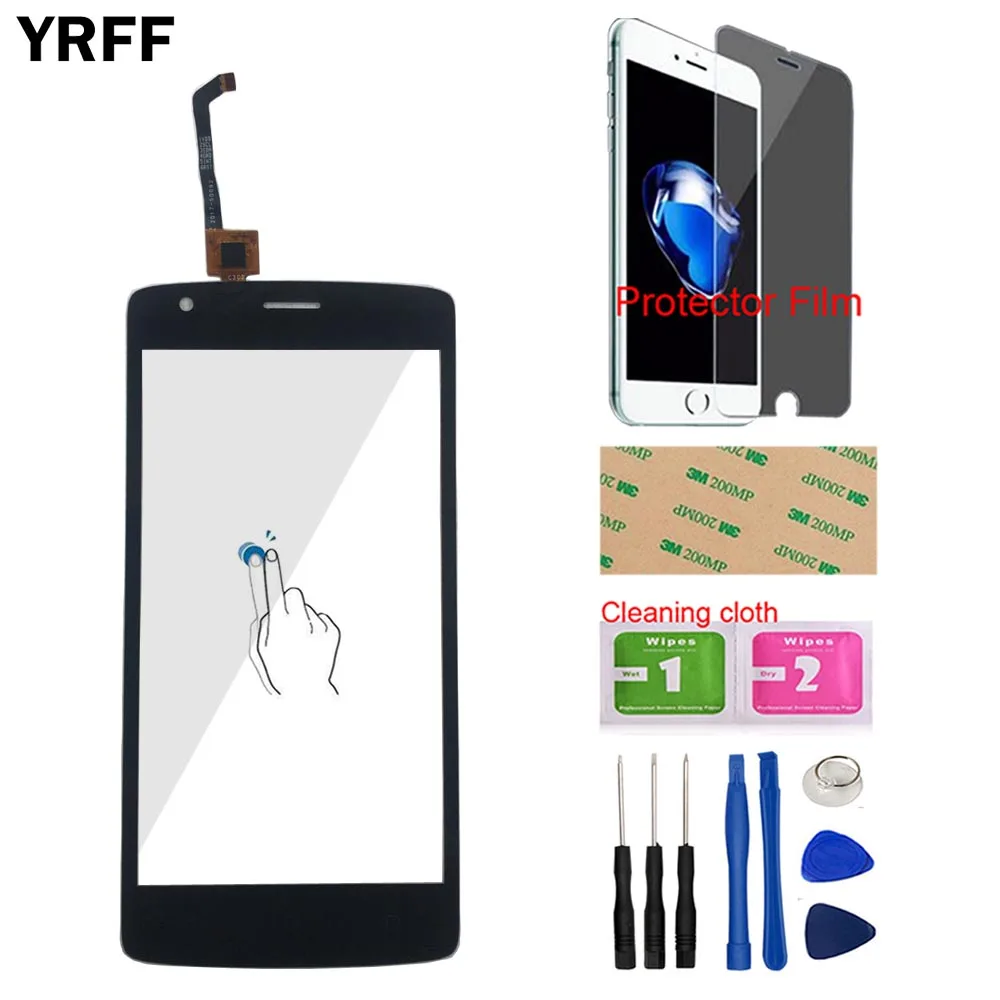 

Touch Screen Digitizer Panel For Fly FS510 Nimbus 12 FS 510 Touch Screen Front Glass Sensor 5'' Mobile Tools Protector Film