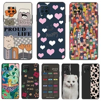 cute anime soft phone cases for huawei p30 pro p20 plus p40 lite silicon back covers for p smart pro fashion cartoon funda coque