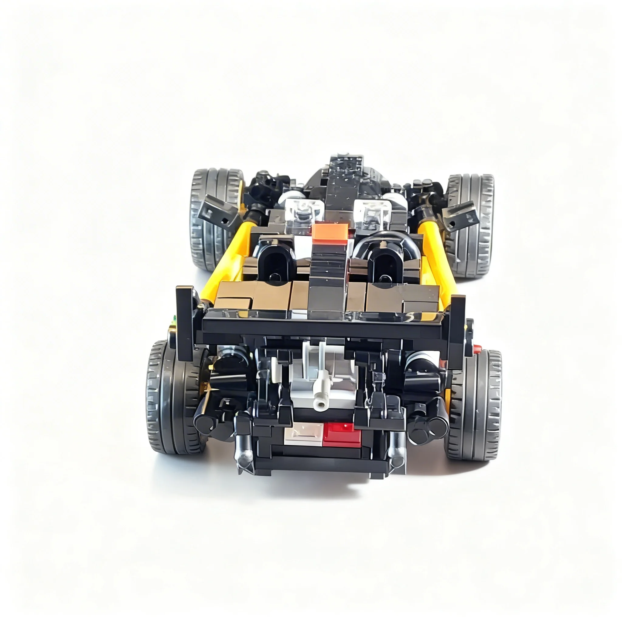 Фото 211 деталей MOC City Champions Ariel Atom V8, модель строительных блоков, архитектурный конструктор, рождественский подарок, игрушка для сборки, подарок на день рождения, образовательный конструктор. №4