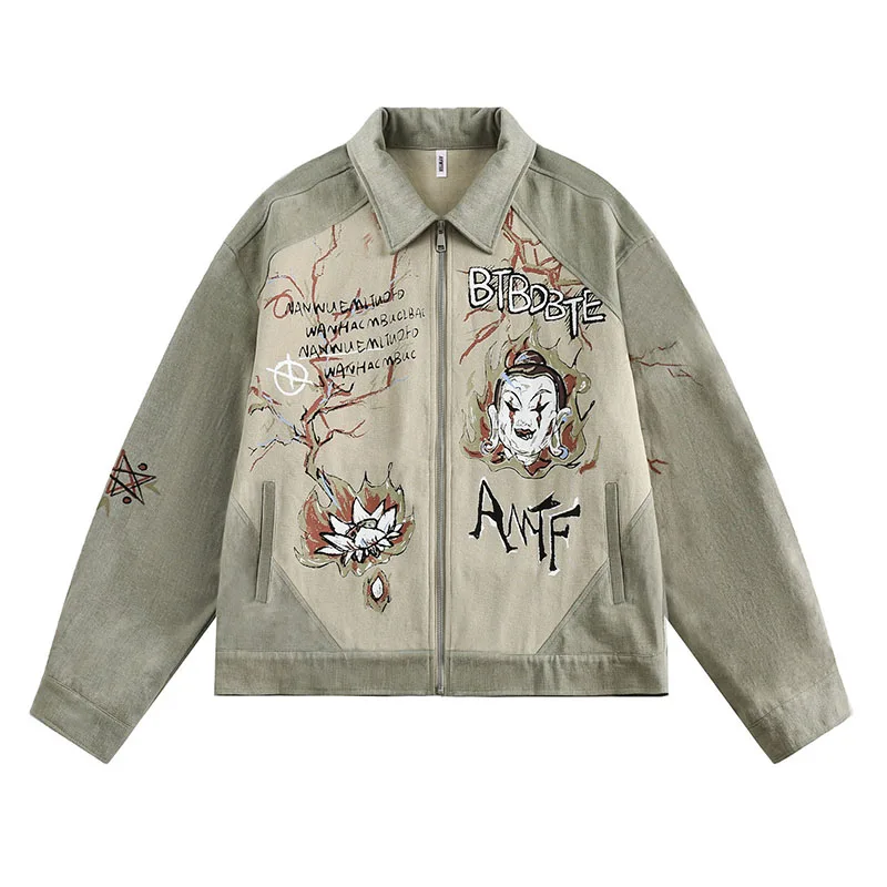 Весенне-осенняя свободная стандартная мужская повседневная верхняя одежда с