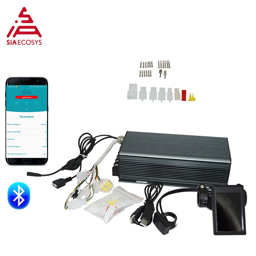 

Контроллер Sabvoton SVMC72200 TFT H6, цветной дисплей, Спидометр с Bluetooth-адаптером PAS для велосипеда