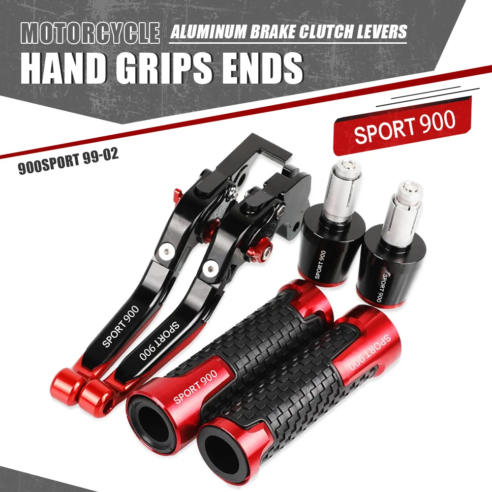 

900Sport 900 Sport Motorcycle Aluminum Brake Clutch Levers Handlebar Hand Grips ends For DUCATI 900Sport 1999 2000 2001 2002