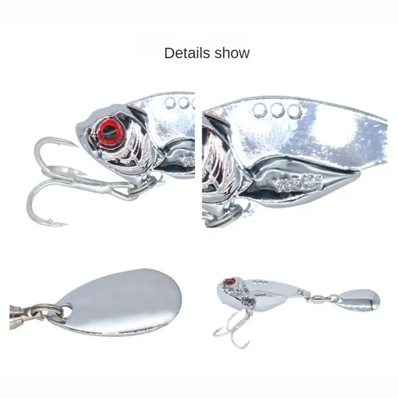 

Vib Spoonbait Freshwater Universal Zinc Alloy Luya Bait Wobble Accurate Search Fishing Lures Fishing Tackle Lures Vib Lure