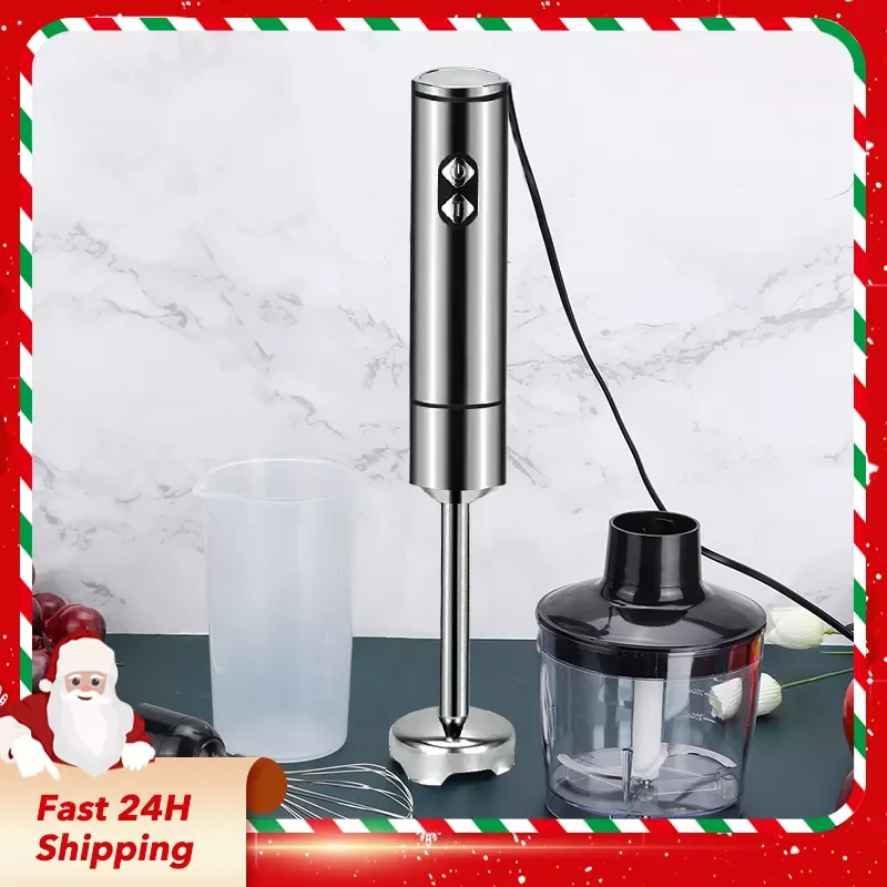 

Food Blender 4 in 1 Hand-held Mixers Multi-Function Meat Grinder Mixers Electric Whisk Mixed Kitchen Crusher Equipment