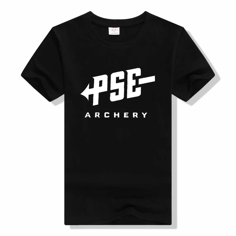 

Летняя мужская футболка PSE Huntinger Archery, модные уличные дышащие хлопковые Свободные футболки, повседневные женские футболки, топы