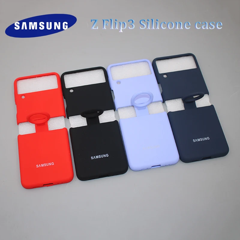 

Чехол для Samsung Galaxy Z Flip 3, высококачественный мягкий силиконовый чехол для телефона, Бампер для Samsung Flip 3 Z Flip3 ZFlip3 5G, задняя крышка + кольцо