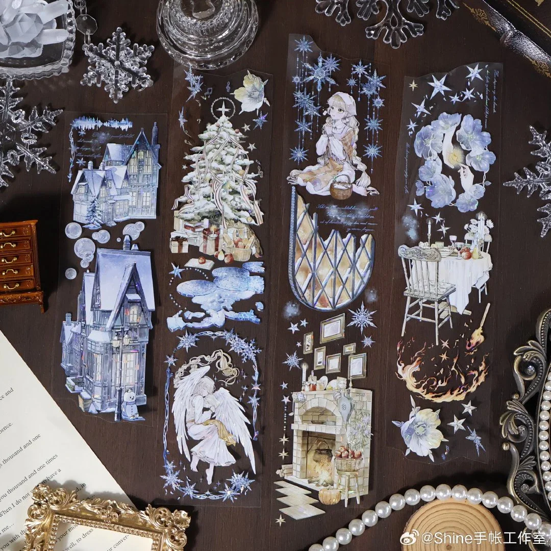 

Зимняя блестящая петлевая лента для детей