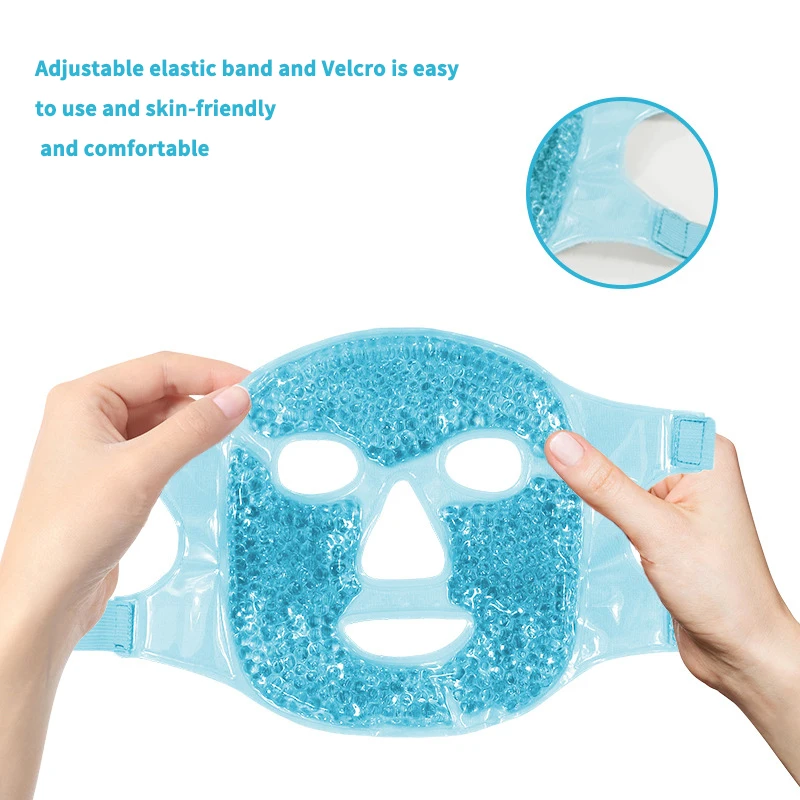 Ice Gel Face Mask Anti Wrinkle Relieve Fatigue Skin Firming Spa Hot Cold Therapy Ice Pack Cooling Massage Beauty Skin Care Tool images - 6