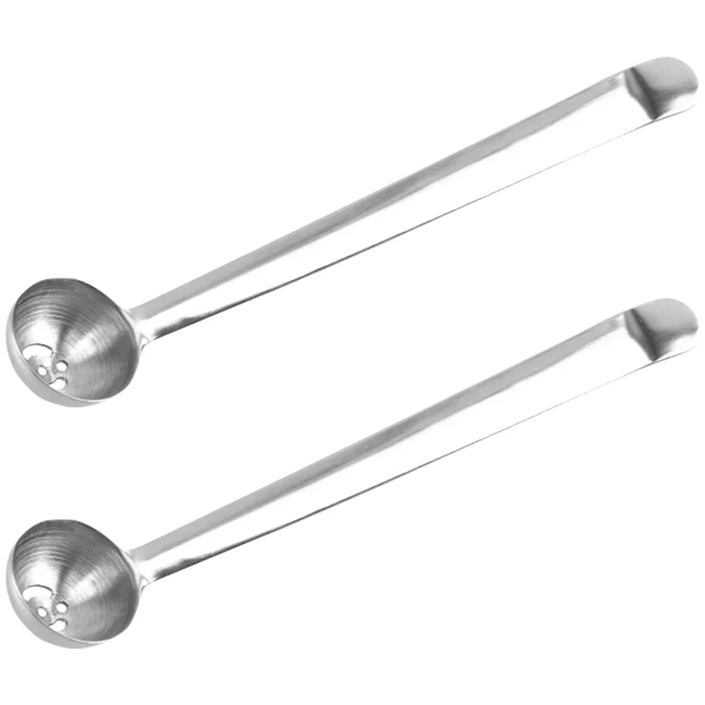 

Spoon Serving Spoons Jar Stainless Steel Olive Pickle Slotted Strainer Hole Drain Onion Caper Tools Fork Set Canisters Forks