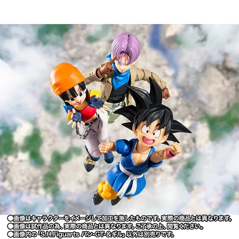 Оригинальный Bandai S.H.Figuarts SHF Pan GT Gill Dragon Ball ПВХ аниме фигурки Коллекционная модель
