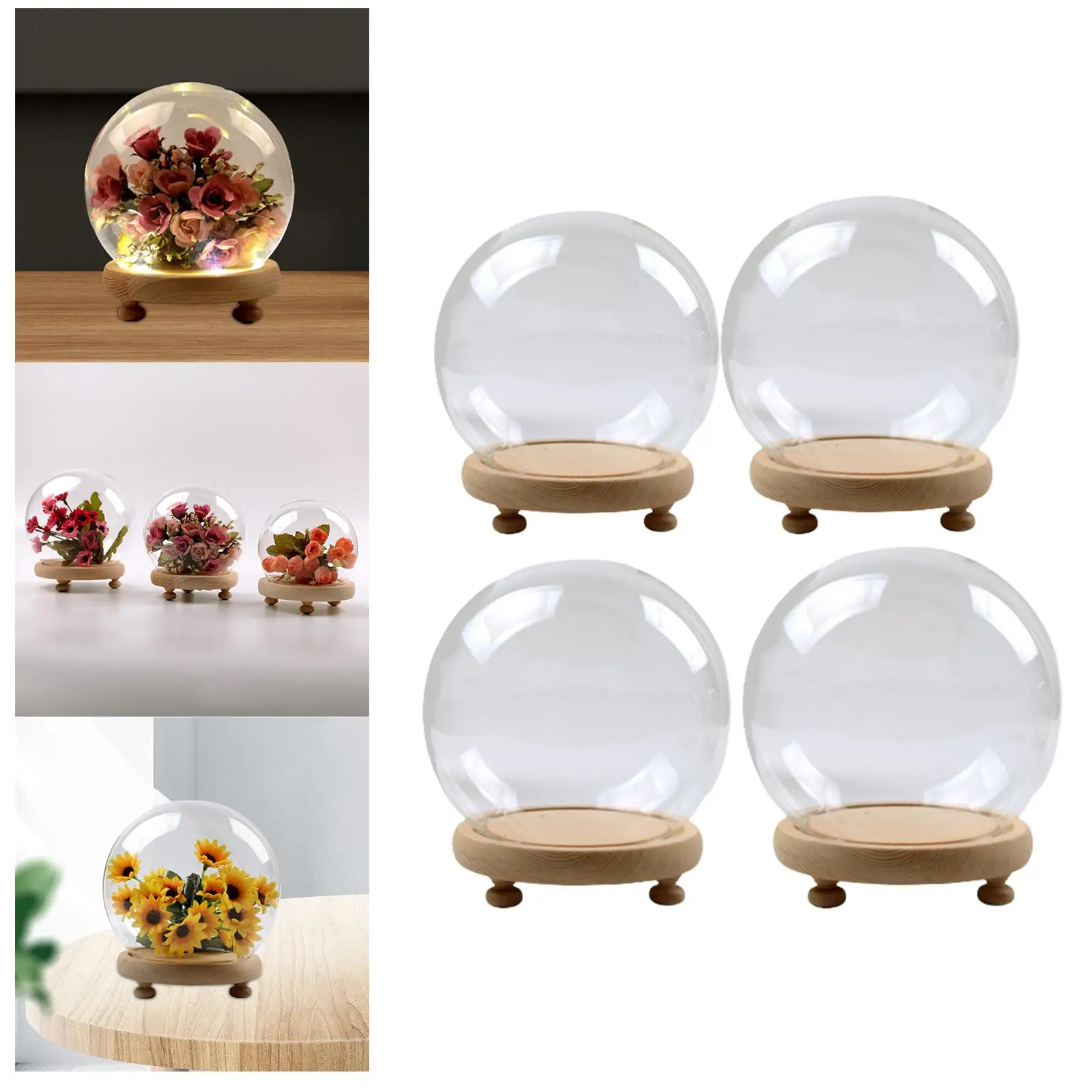 Купол дисплея с деревянной основой поделки подарки на день рождения товары для