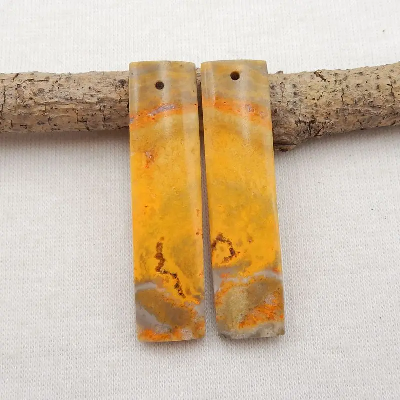 

Полудрагоценный натуральный драгоценный камень шмеля, серьги из бусин 42x10x4 мм, 8 г, ювелирные изделия, подвижные аксессуары