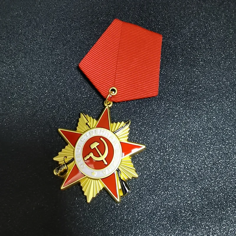 

Медаль патриотического Ленина, красный флаг Советского Союза 1942th, 36 мм, с трехмерной гравировкой, СССР, значок СССР, рукоделие