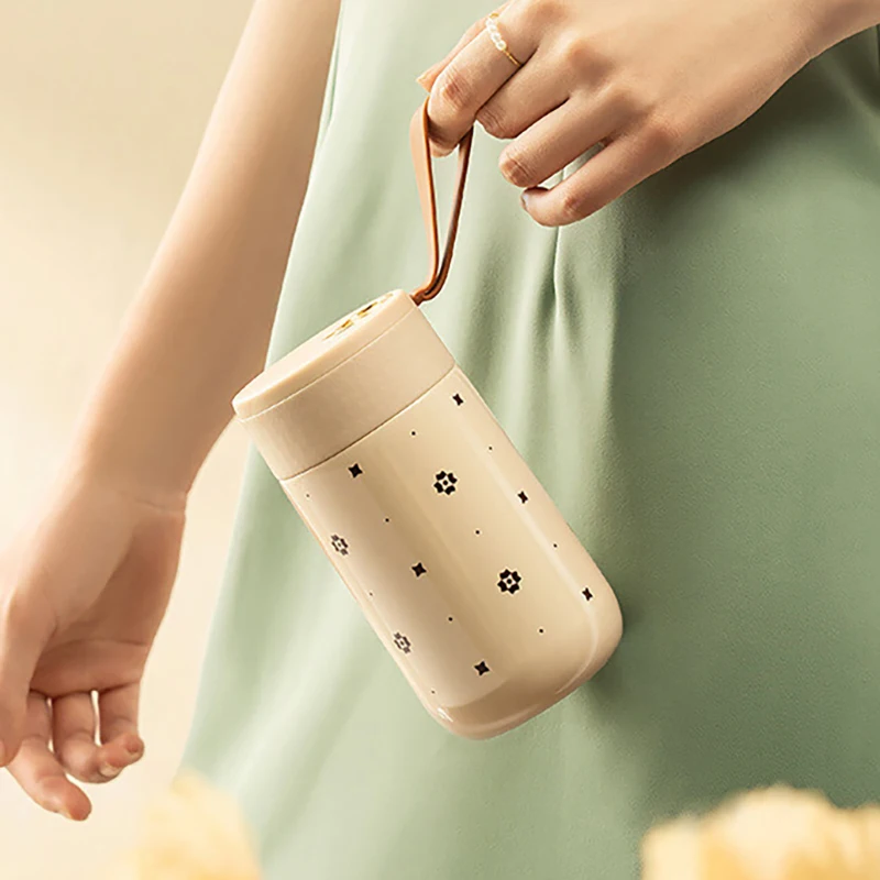 

Cute Hot Water Bottles for Girls Tea Vacuum Thermos Bottle Insulated Stainless Steel Water Bottle Water Bottle