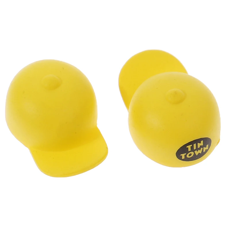 

Cute 2pcs 1:12 Dollhouse Miniature Yellow Baseball Cap Duck Tongue Cap Model Pretend Play Accessories Toys