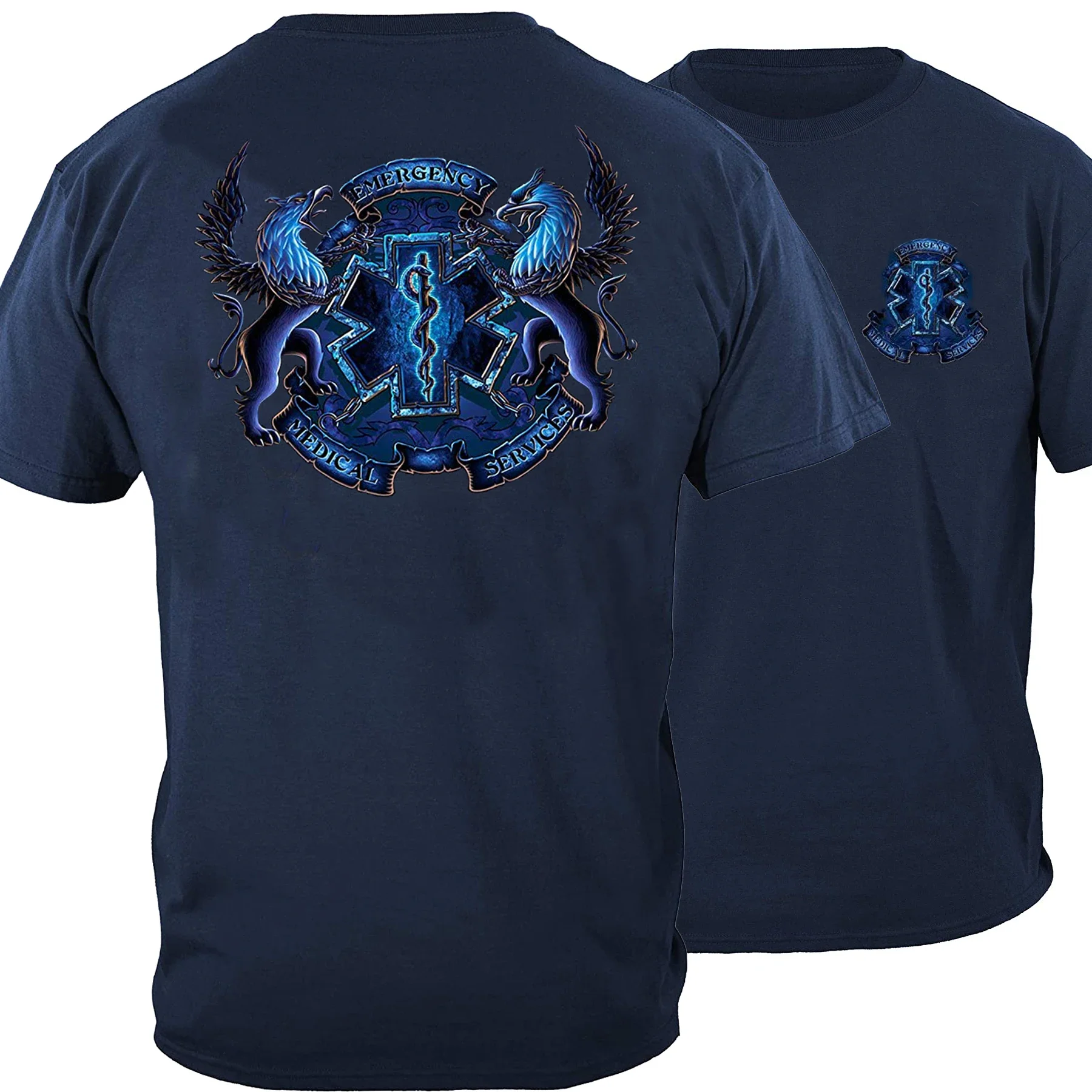 Мужская винтажная футболка из 100% хлопка с круглым вырезом и коротким рукавом