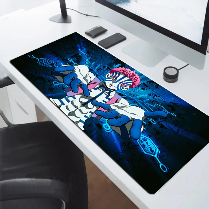 

Large Mousepad Anime Pc Gamer Accessories Demon Slayer Mouse Gaming Xxl Keyboard Pad Desk Protector Mat Extended Mice Keyboards