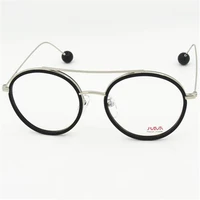optical eyeglasses for men women retro 3691 style anti blue light lens plate plank full frame with box
