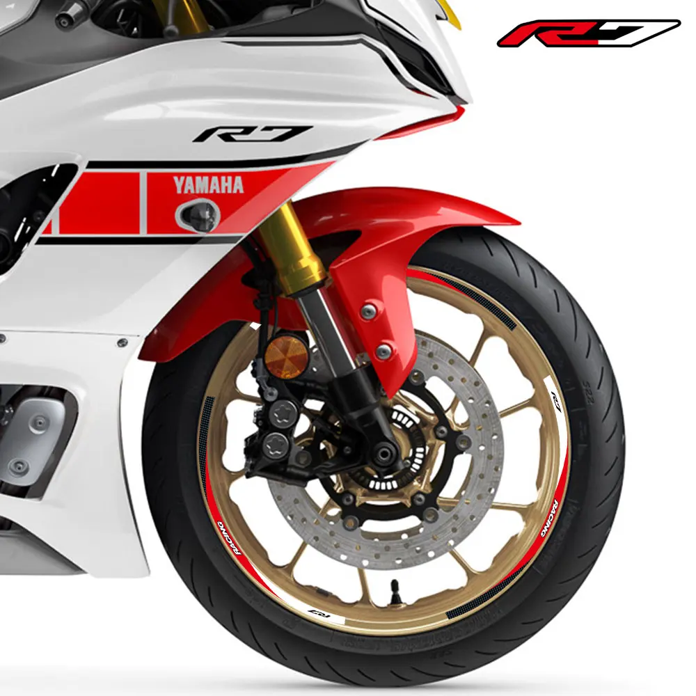 

Аксессуары для мотоцикла, наклейка на колесо, Светоотражающая полоса, обод, шины, водонепроницаемые Декоративные наклейки для Yamaha YZFR7 YZF R7 2022 2023