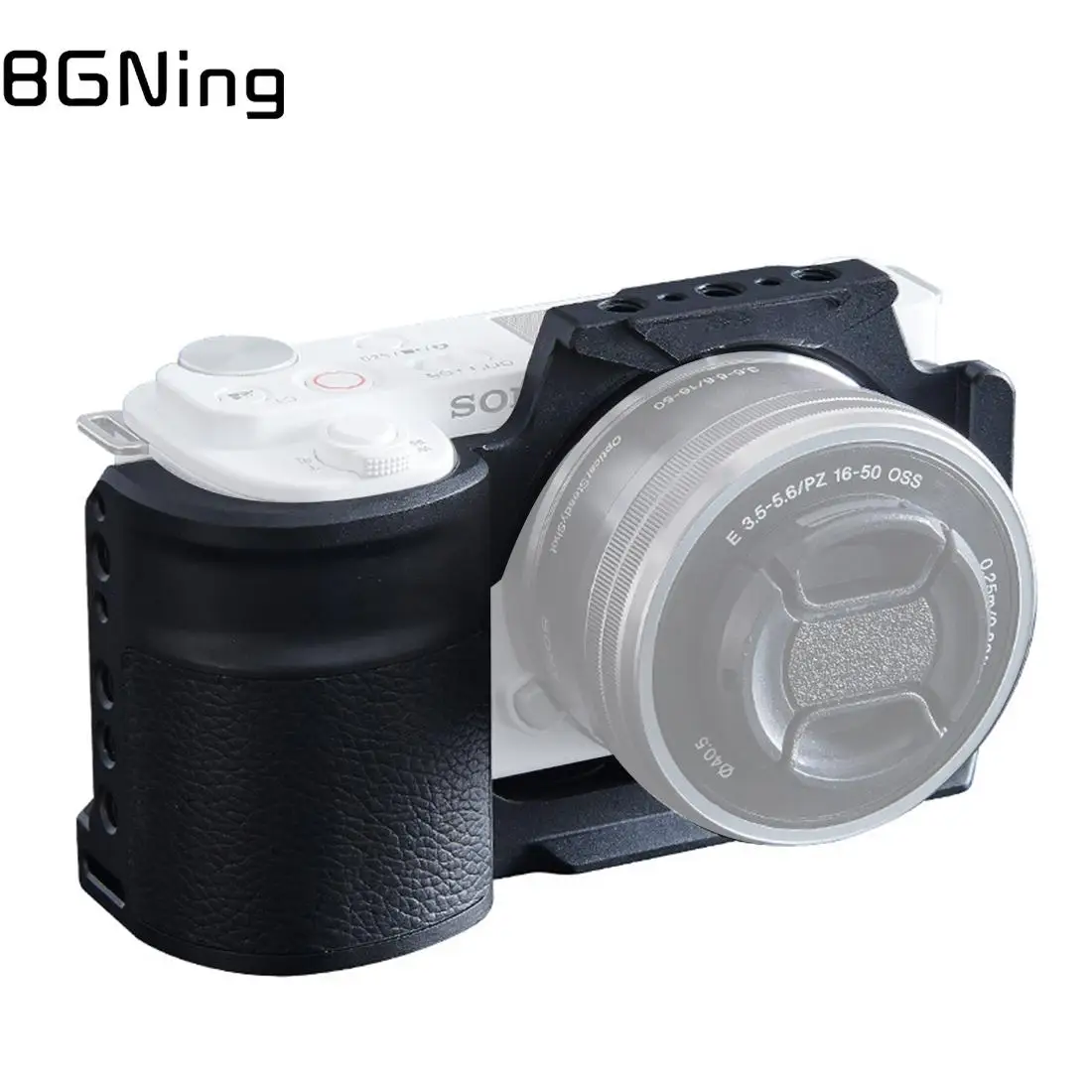 

Aluminum Alloy Camera Cage Rig Handle Grip for Sony ZV-E10 Protective Cover Frame Case with Cold Shoe Mount dSLR Accessories