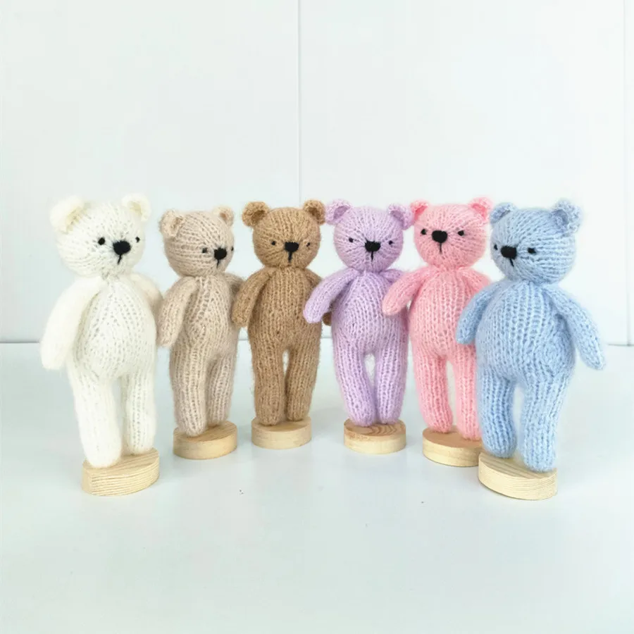 Набор кукол для новорожденных реквизит фотосъемки шапочки детский медведь