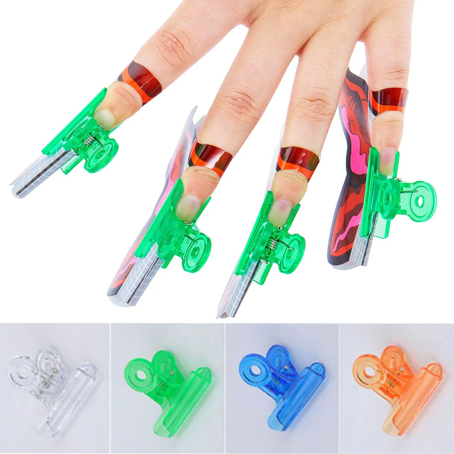 

5Pcs Nail Pinching Clips For Quick Building C-Curve Nail Pinching Clips Multi Function Finger Extension Nail Builder Clamps &*&