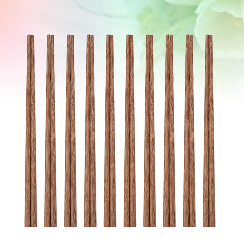 

10 Pair Chopsticks Adults Chopsticks Korean Wooden Chopsticks Chopsticks Tableware Wood Chopsticks Japanese Wooden Chopsticks