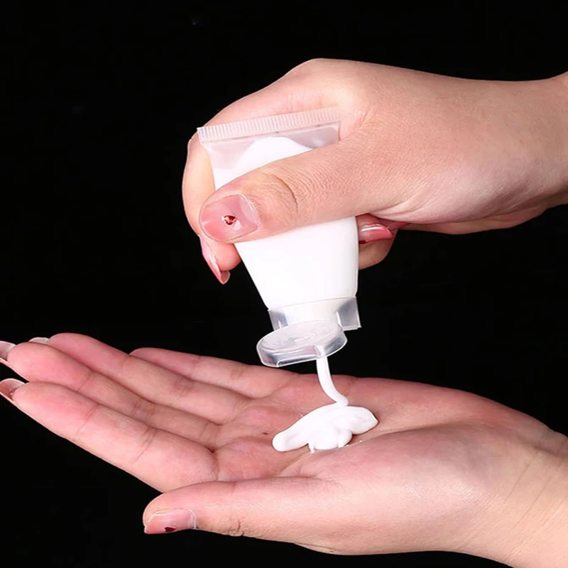 100 шт. пустые косметические мягкие тюбики 15-100 мл прозрачные пластиковые дорожные