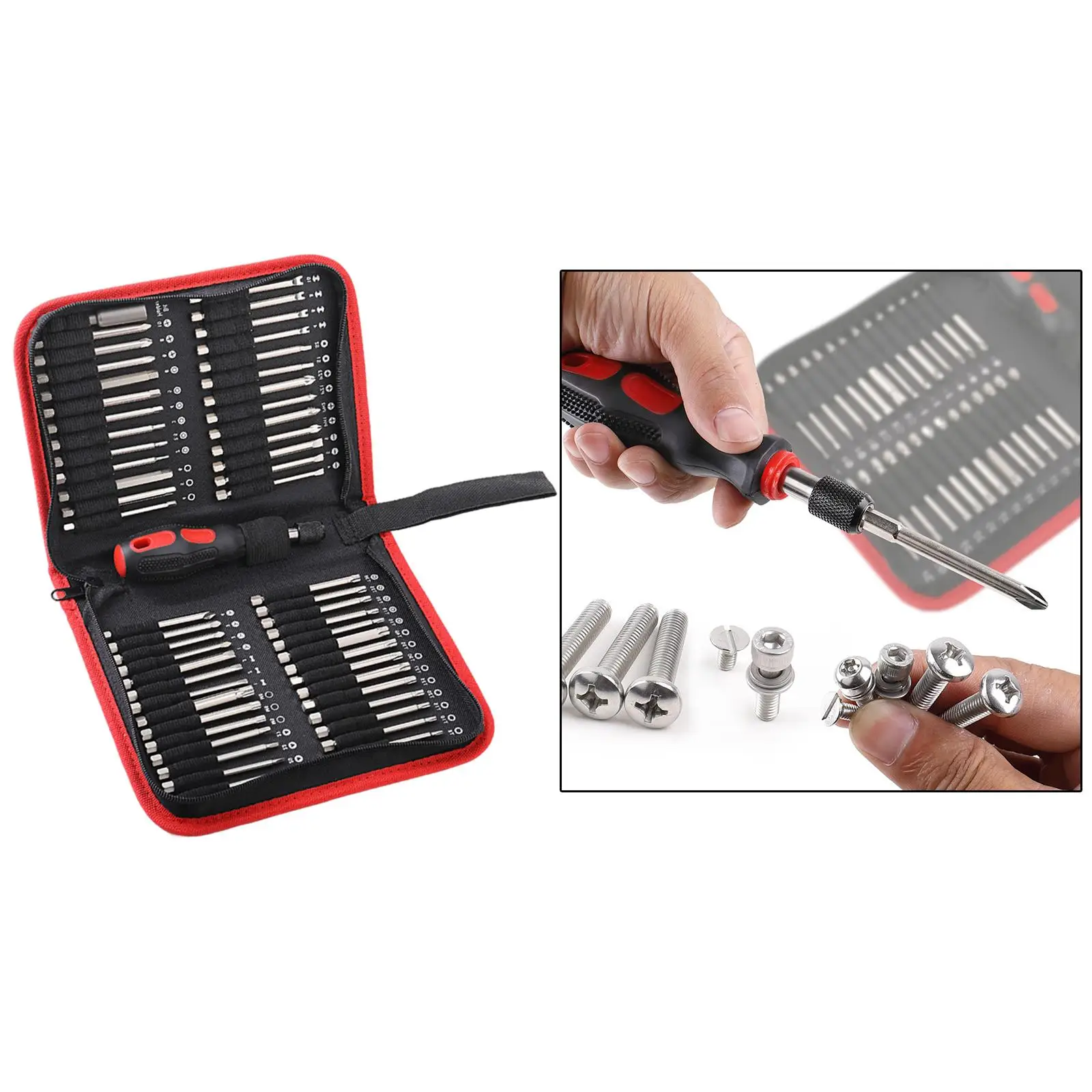 

55 Pieces Precision Mini Electric Screwdrivers Repair Tool Automatic and Manual Mode Power Screwdriver Set for Laptop Watch