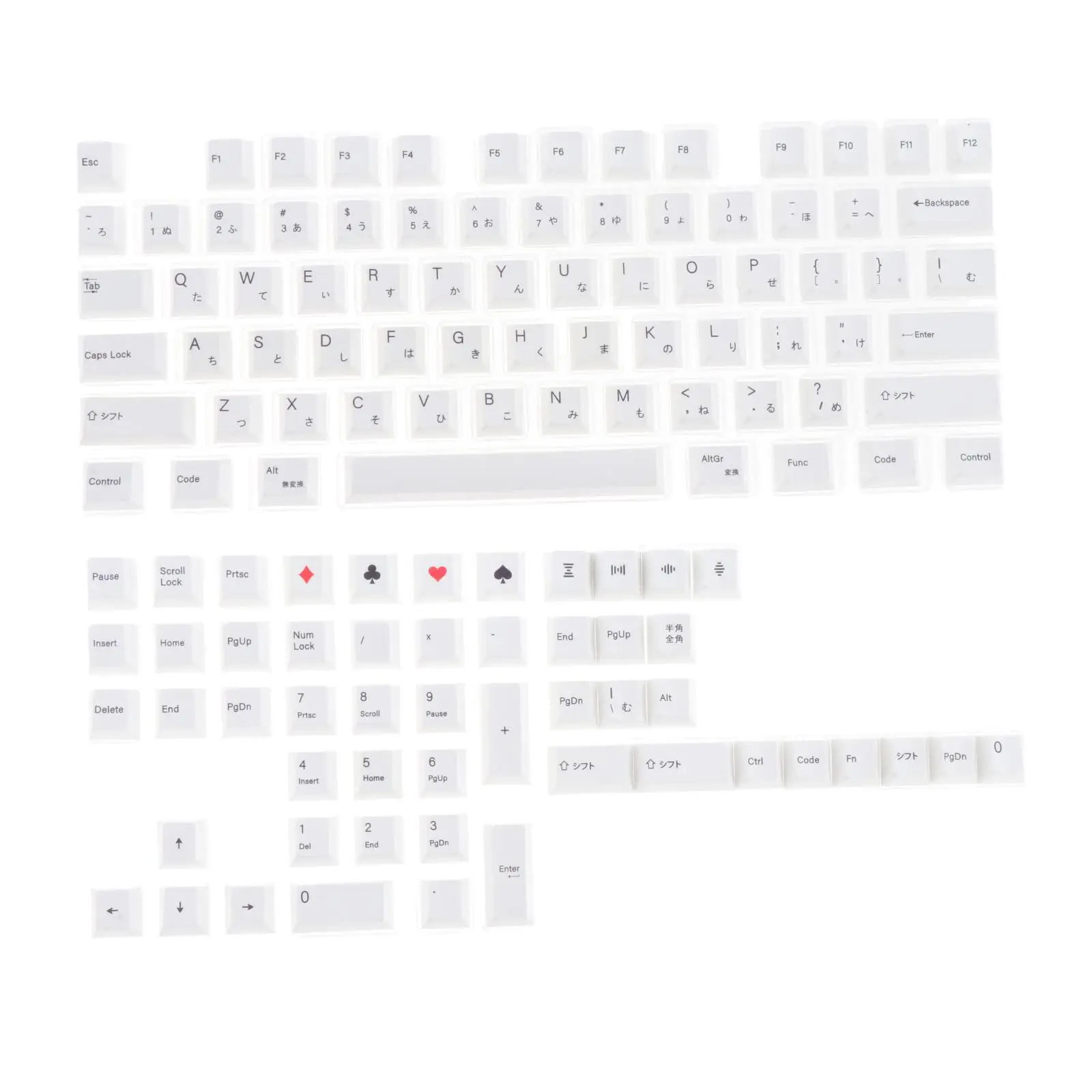 

Колпачки для клавиш PBT с 126 клавишами, изысканные удобные для переключателя Cherry MX с 2-слойной коробкой для хранения, игровая клавиатура преми...