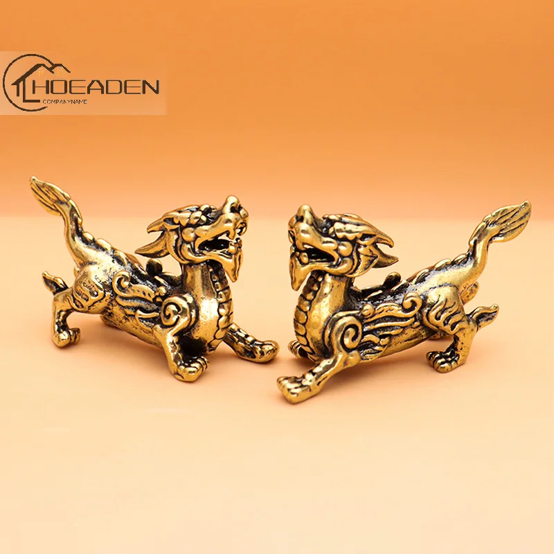 

1Pc Good Lucky Golden Dragon Chinese Zodiac Twelve Statue Gold Dragon Statue Animals Sculpture Figurines Desktop Decoration