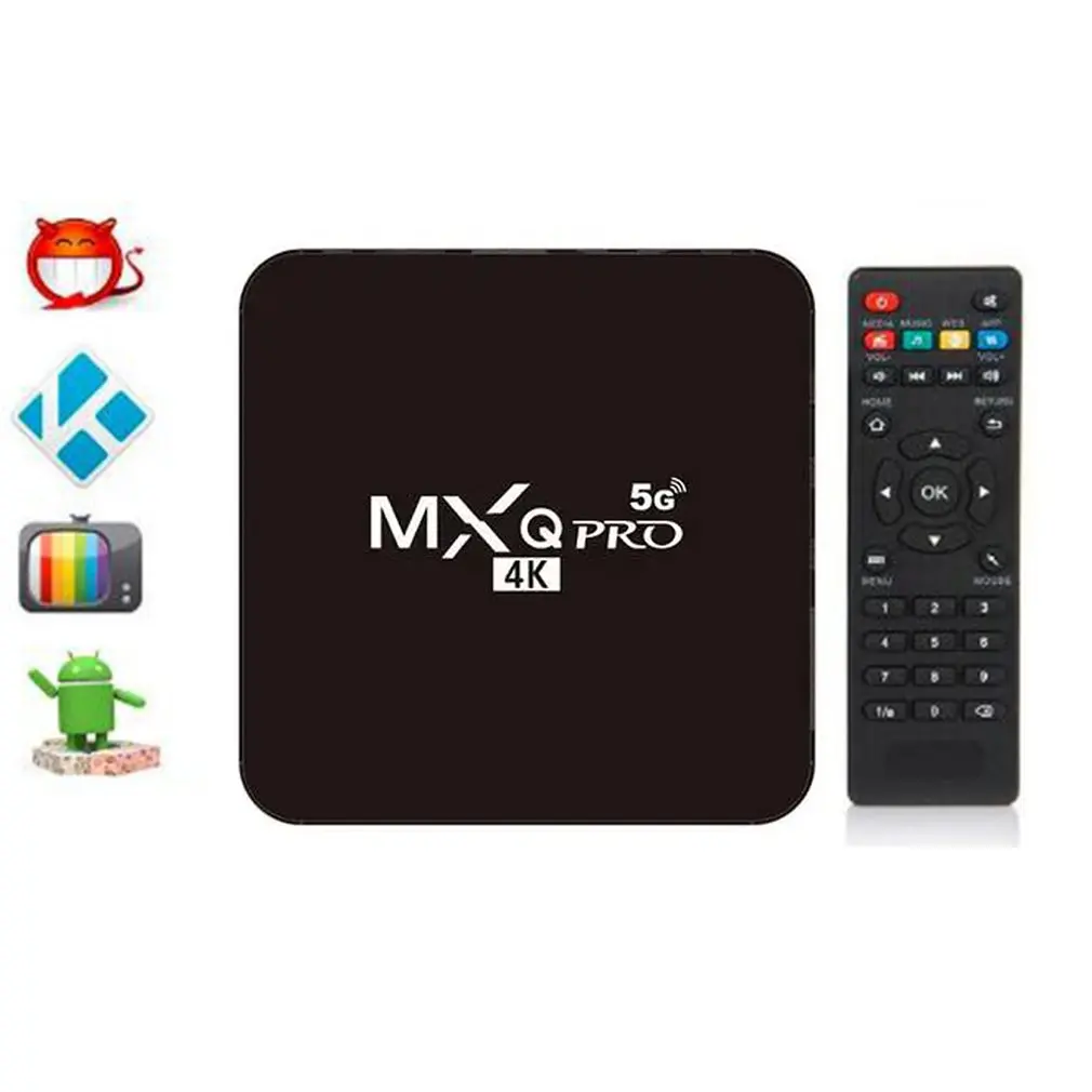 ТВ-Приставка Smart TV 1000 каналов Android MxqPro RK3229 7 1 K Гб + 8 Смарт ТВ-приставка Amlogic 4-ядерный