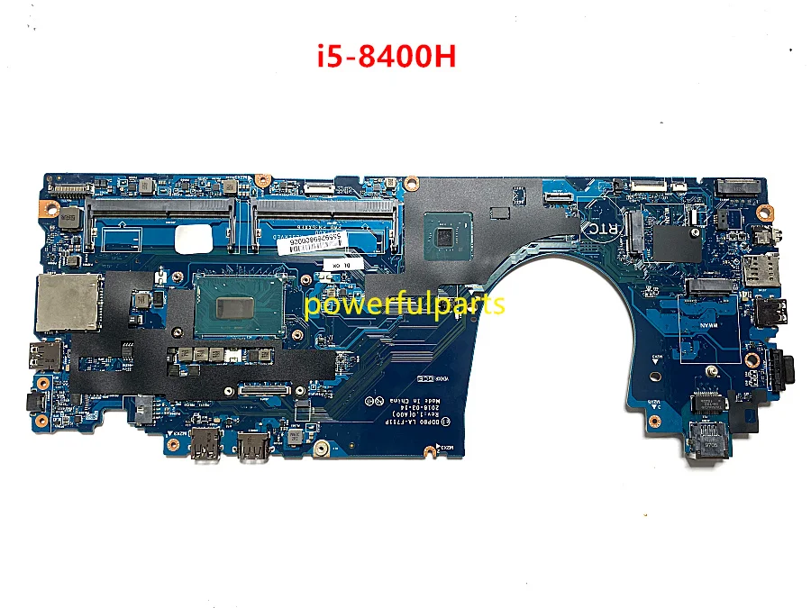 

Материнская плата DDP80 LA-F711P для dell latitude 5491 5591 Precision 3530