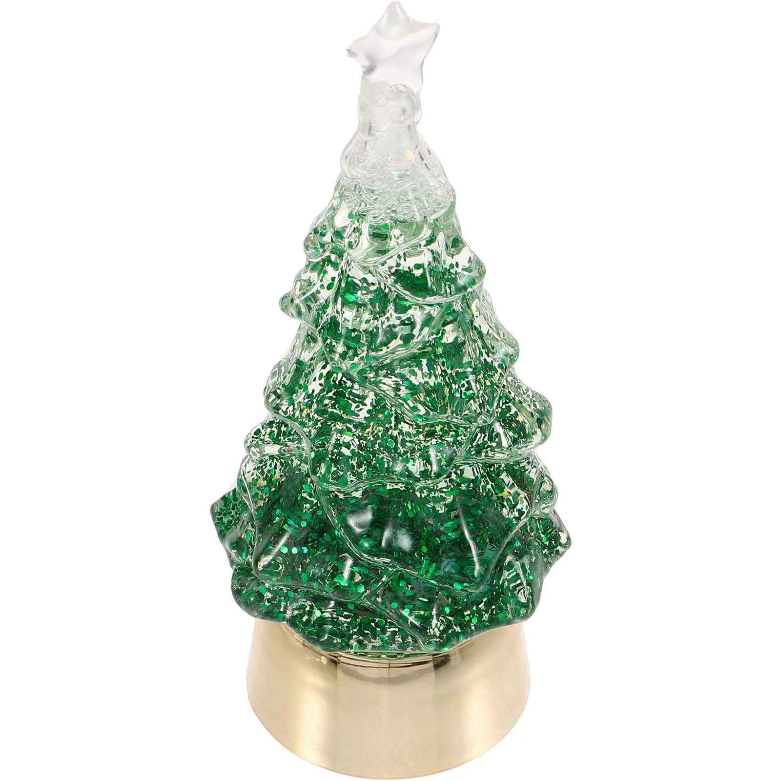 

Christmas Tree Night Light Lamp Bedroom Table Bedside Luminous Glass Ball Desk Lamps