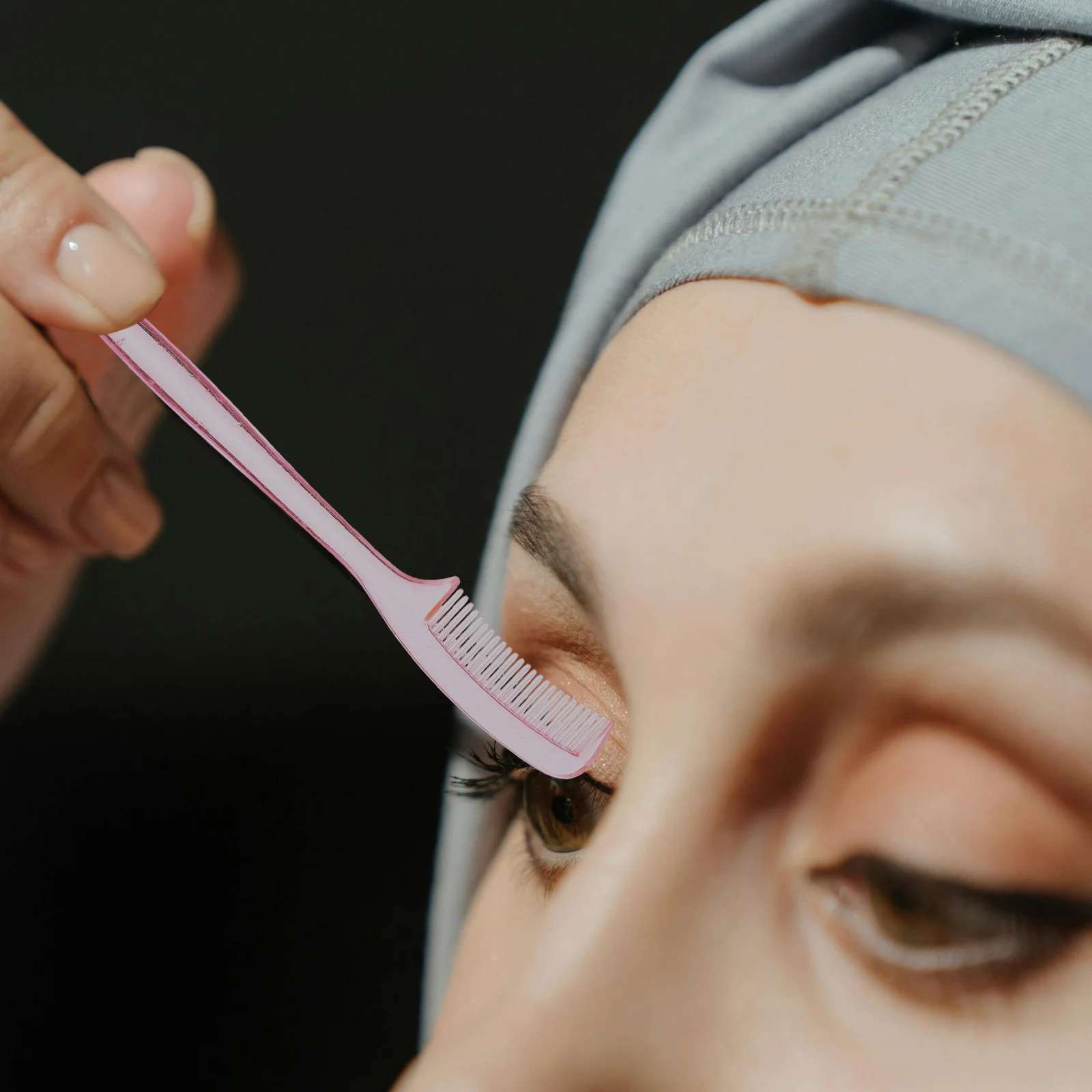 30 шт. мини-портативная расческа для бровей с необработанными краями дорожные