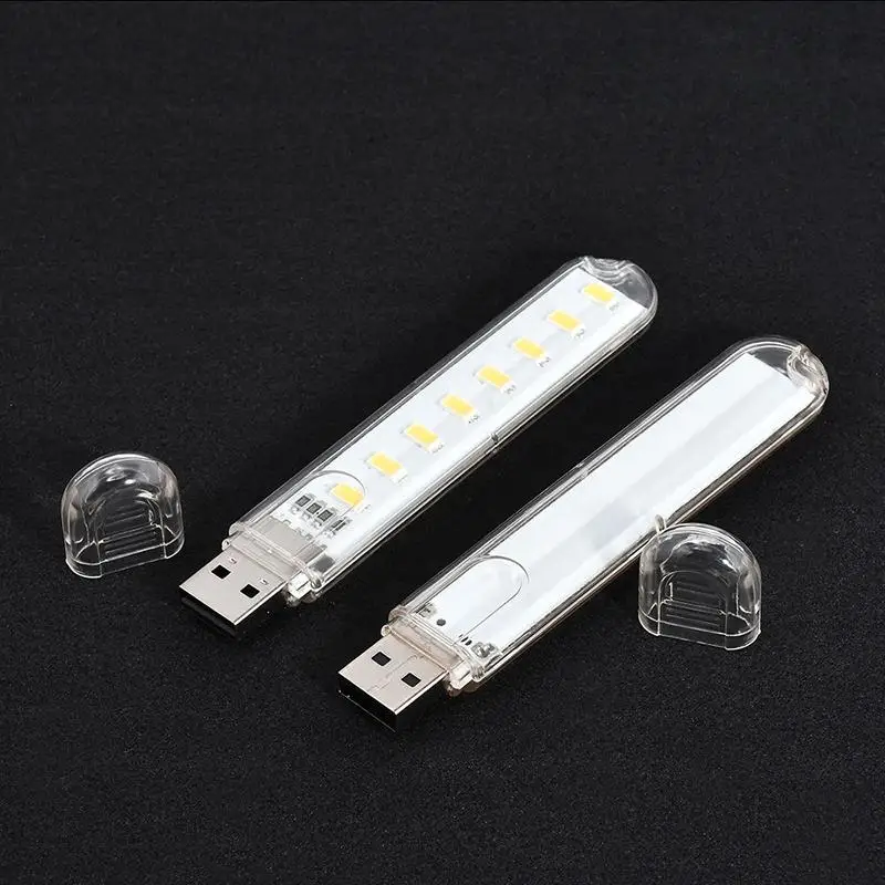

1/3 шт. 8 светодиодов Мини Портативная USB лампа 5 в постоянного тока Кемпинг USB Освещение для ПК ноутбука мобильный Банк питания гаджет