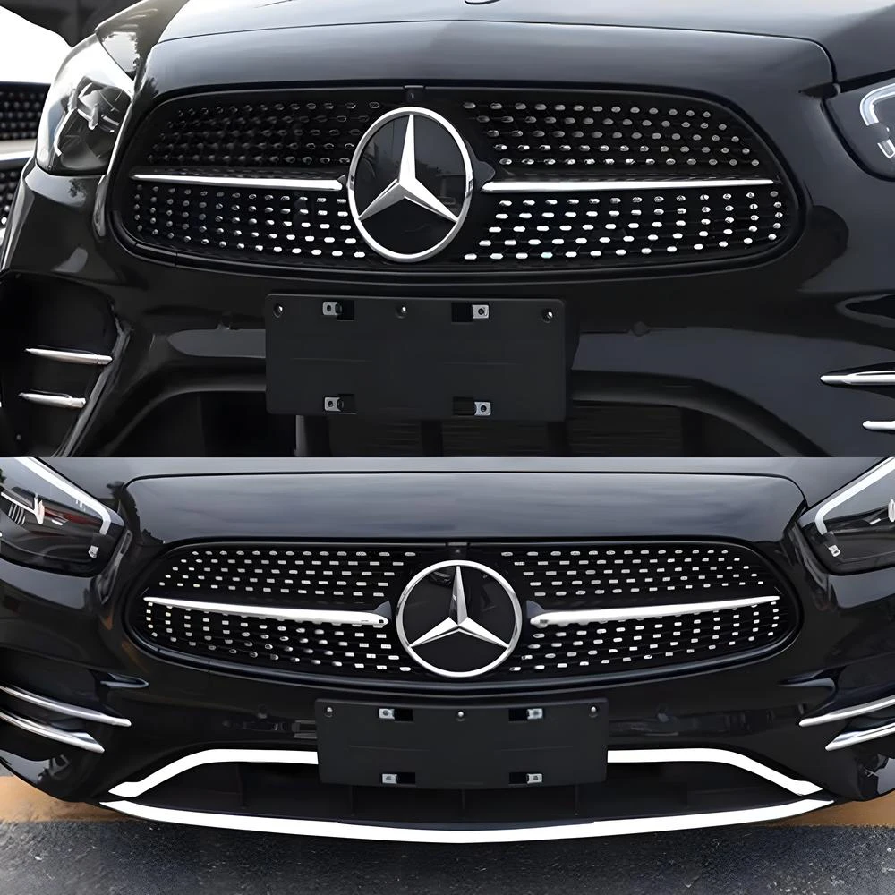 Emblemat przedniego grilla samochodu Wymienny styl lusterka Odznaka kratki samochodowej Akcesoria dekoracyjne do Mercedes Benz W204 W205 W213 W253