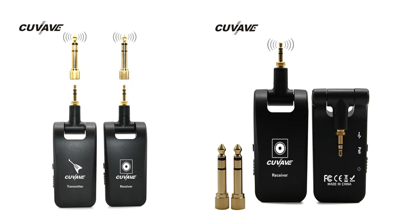 

Electric Guitar Stereo Wireless System Transmitter Receiver Pickup Guitar Accessories 3.5mm 6.35mm Wireless Stereo
